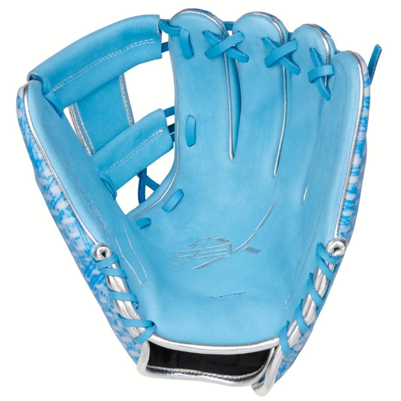 Rawlings REV1X Series 11.75" Inch Baby Blue Infield Glove RREV205-2XCB - CustomBallgloves.com