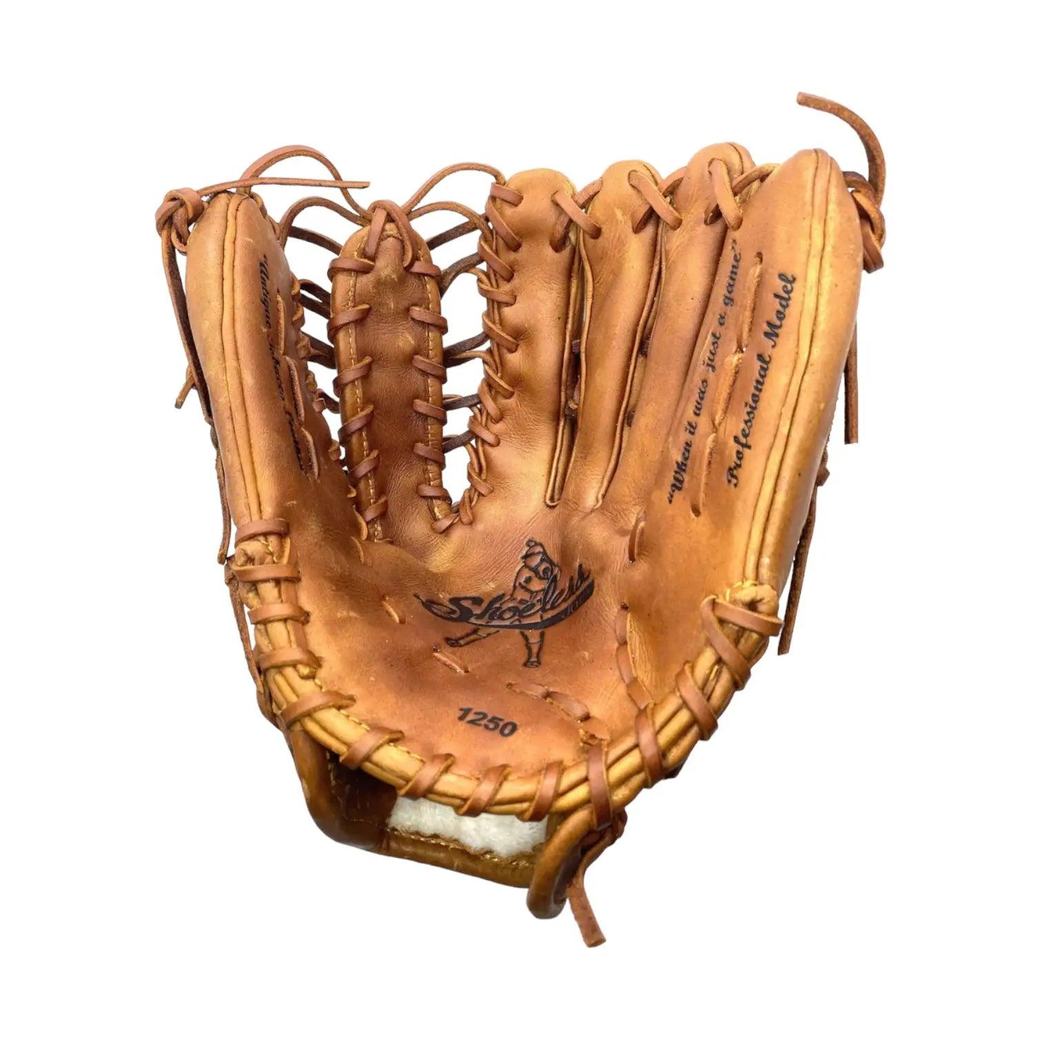 Shoeless Joe Professional Series 12.5” In Trapeze Web Outfield Glove - CustomBallgloves.com