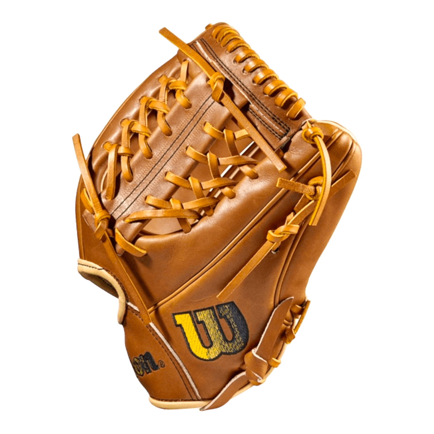 Wilson A2000 11.5” WBW100982115 Pedroia Fit Mod Trapeze Web Tan Pitchers Glove - CustomBallgloves.com