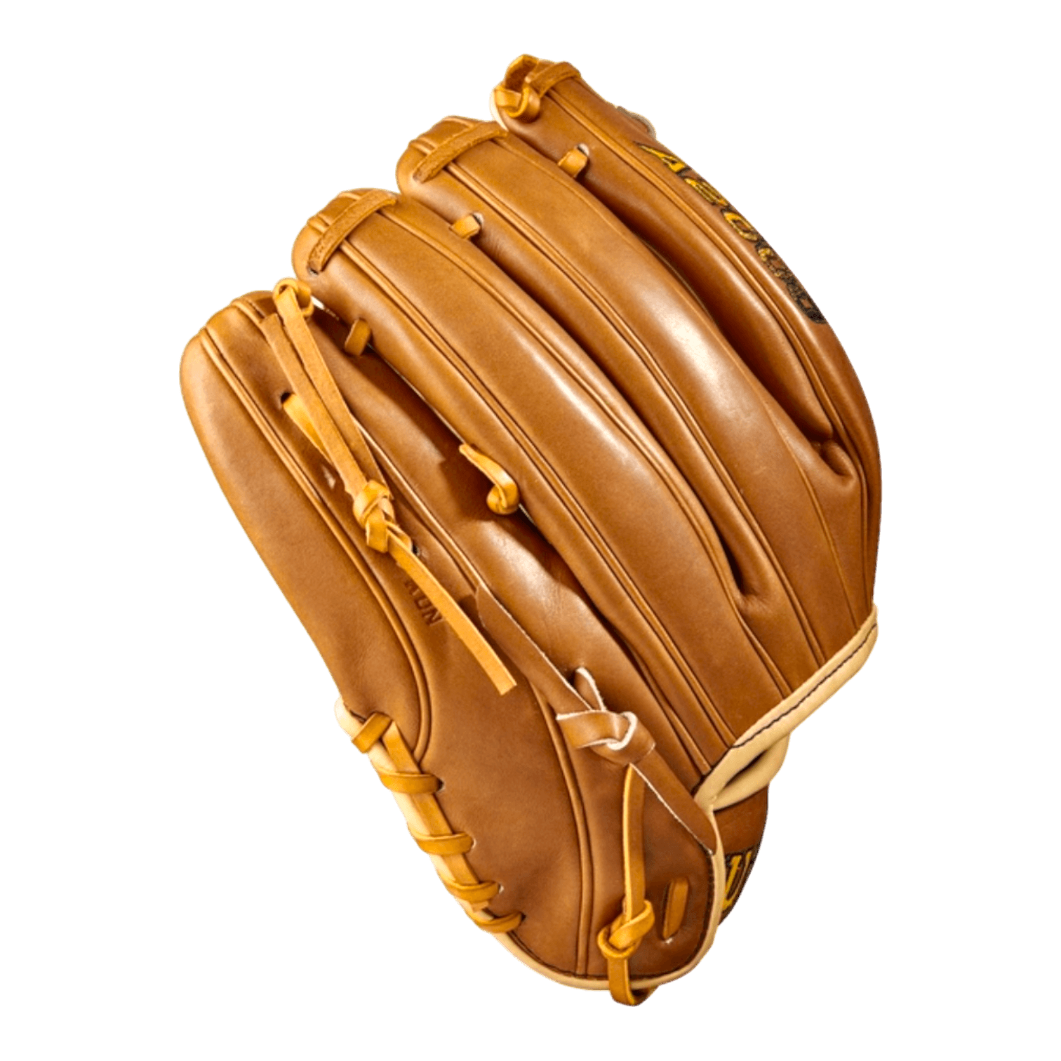 Wilson A2000 11.5” WBW100982115 Pedroia Fit Mod Trapeze Web Tan Pitchers Glove - CustomBallgloves.com