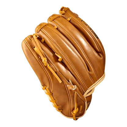 Wilson A2000 11.5” WBW100982115 Pedroia Fit Mod Trapeze Web Tan Pitchers Glove - CustomBallgloves.com