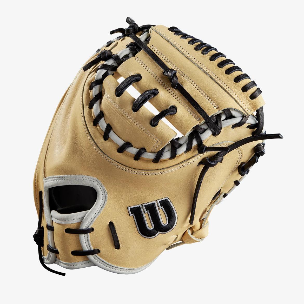 Wilson A2000 33” Blonde WBW10011533 Catchers Mitt - CustomBallgloves.com