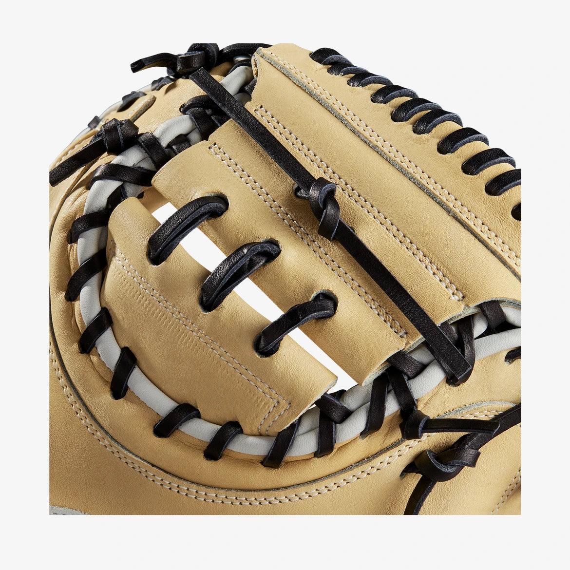 Wilson A2000 33” Blonde WBW10011533 Catchers Mitt - CustomBallgloves.com