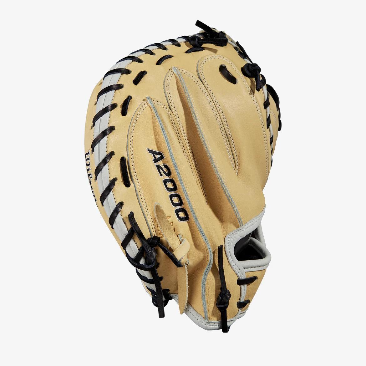 Wilson A2000 33” Blonde WBW10011533 Catchers Mitt - CustomBallgloves.com