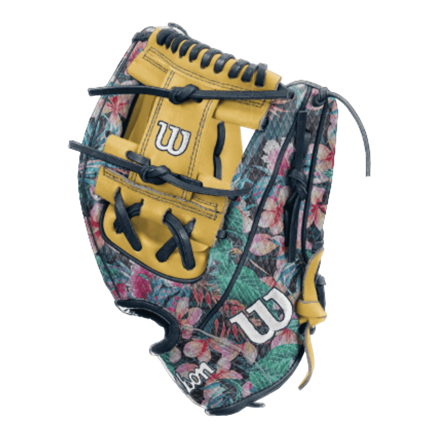 Wilson A2000 Floral Print Snakeskin 11.5” Blonde Baseball Glove (Q1 Delivery) - CustomBallgloves.com