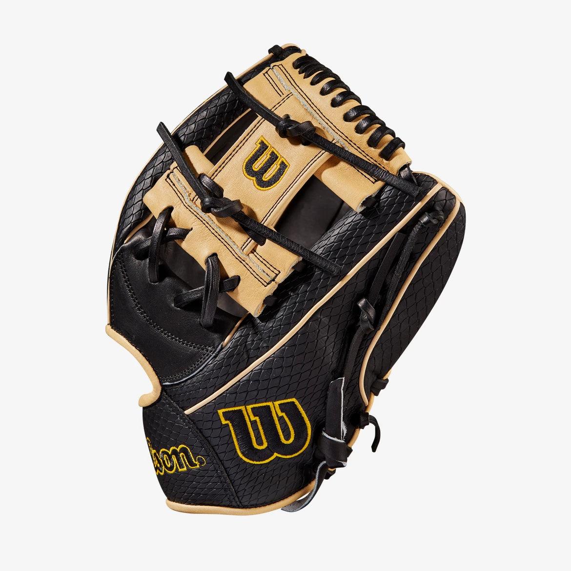 Wilson A2000 KBH13 11.75" Black Infield Baseball Glove - CustomBallgloves.com