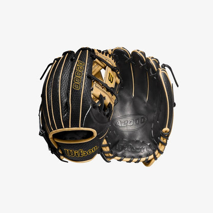 Wilson A2000 KBH13 11.75" Black Infield Baseball Glove - CustomBallgloves.com