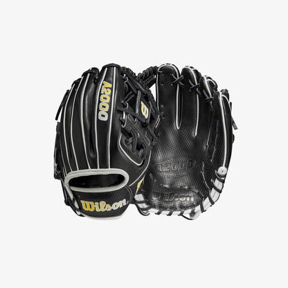 Wilson A2000 SC1786 11.5” Black Infield Baseball RHT - CustomBallgloves.com