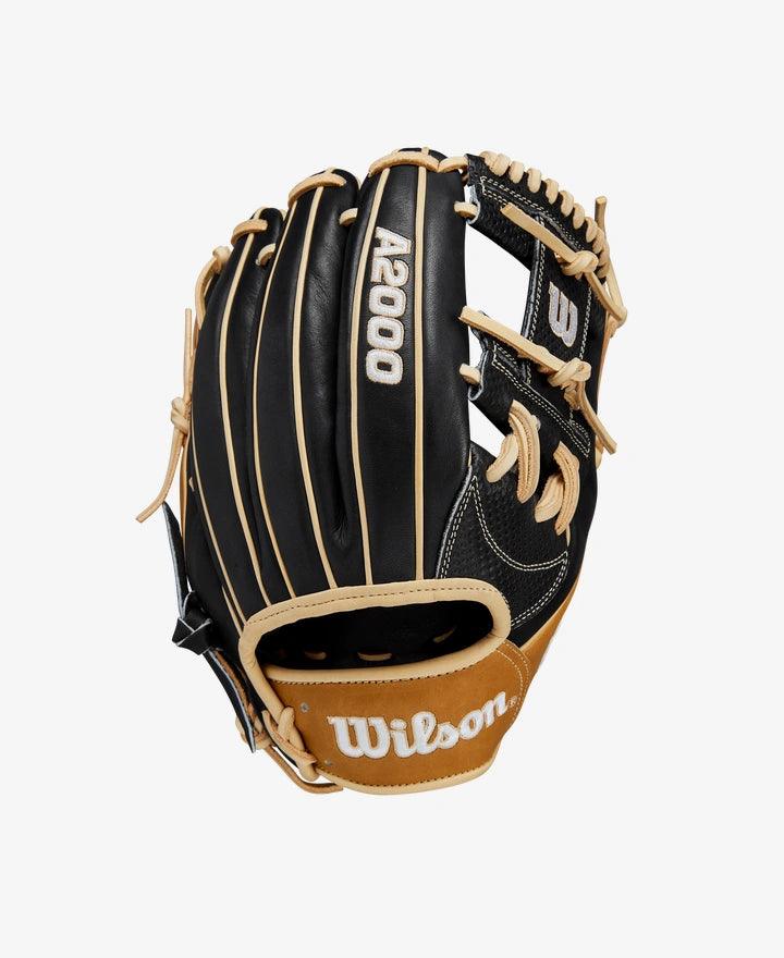 Wilson A2000 SC1787 11.75” Black Brown Infield Baseball Glove RHT - CustomBallgloves.com