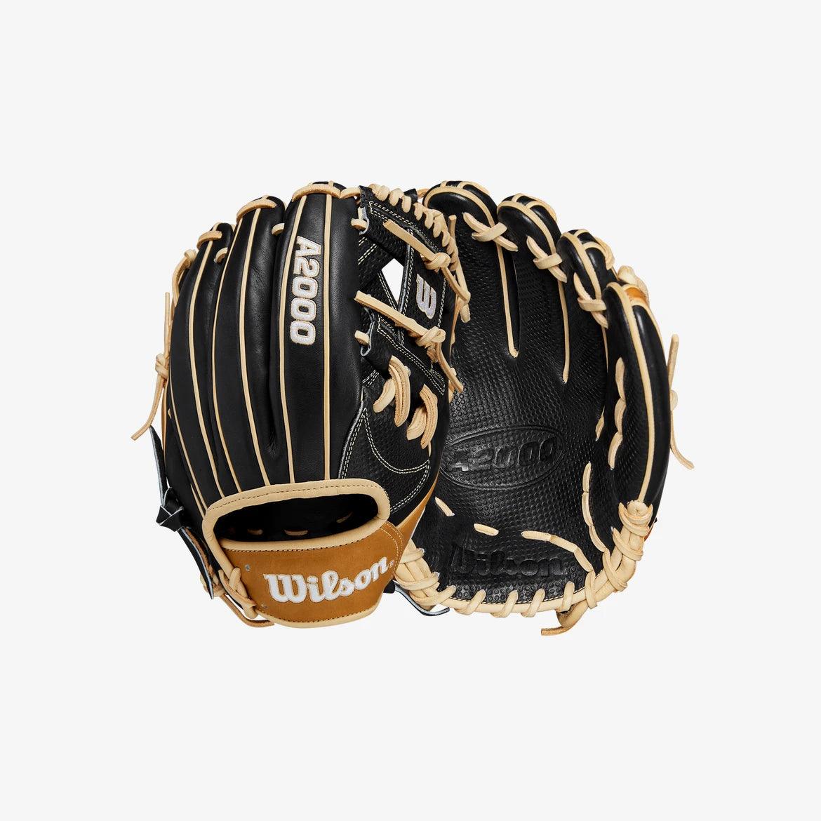 Wilson A2000 SC1787 11.75” Black Brown Infield Baseball Glove RHT - CustomBallgloves.com