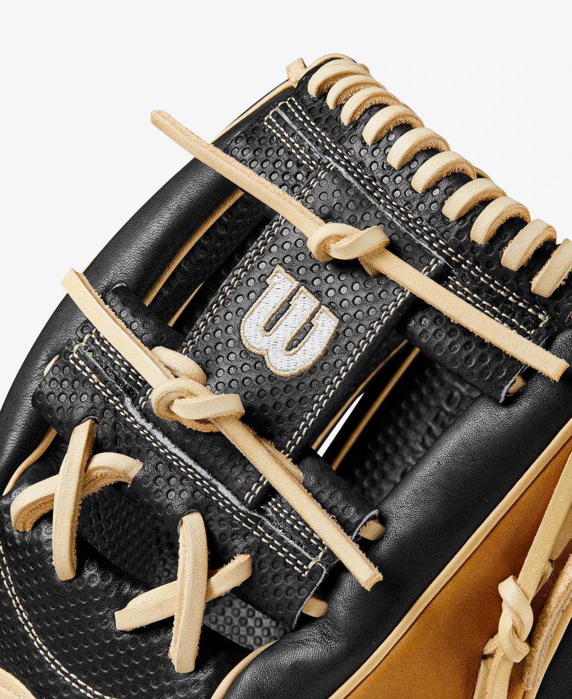 Wilson A2000 SC1787 11.75” Black Brown Infield Baseball Glove RHT - CustomBallgloves.com