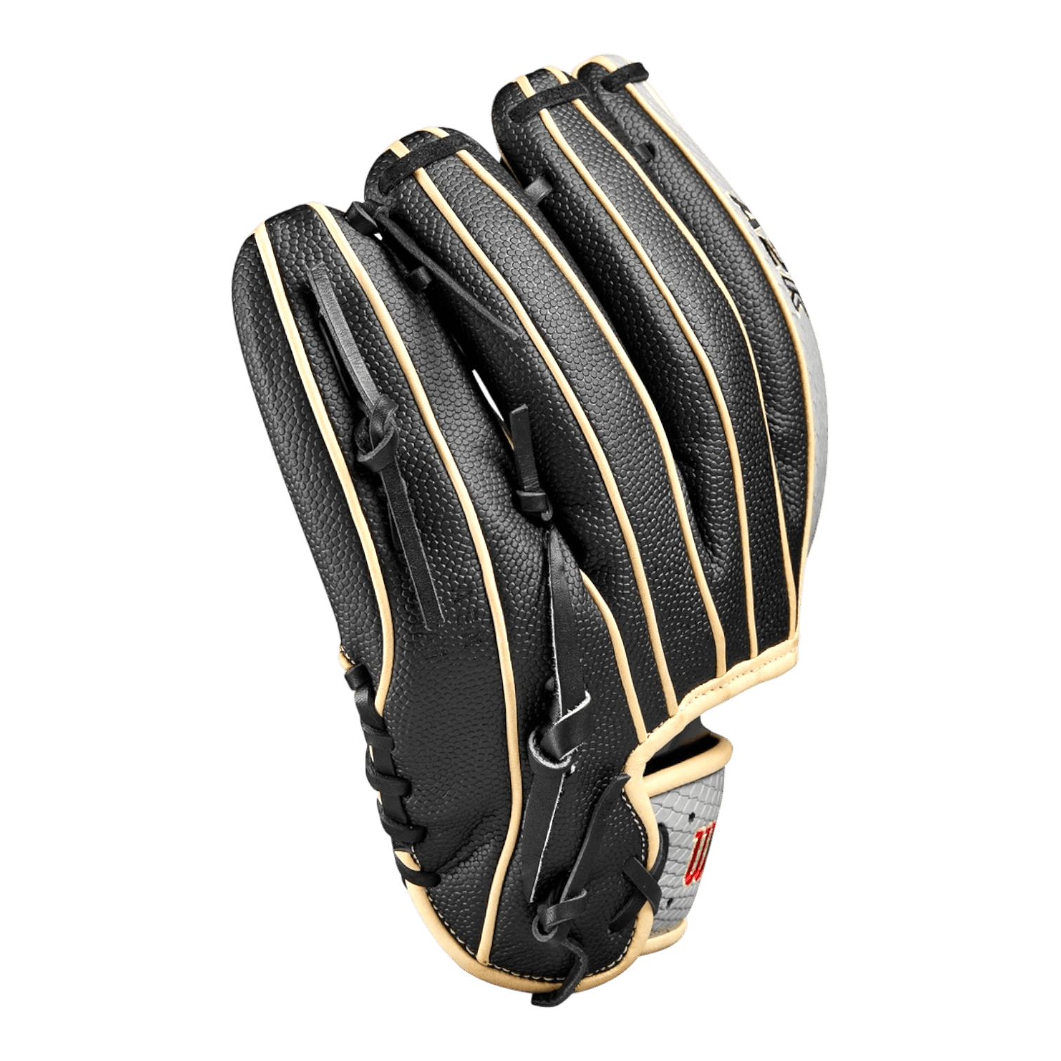 Wilson A2K 11.5” I-Web WBW101374115 Black Gray Infield Glove - CustomBallgloves.com