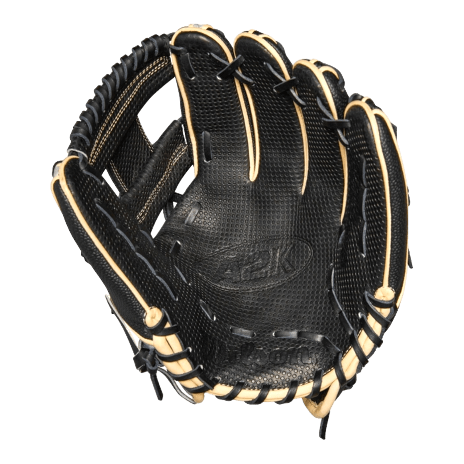 Wilson A2K 11.5” I-Web WBW101374115 Black Gray Infield Glove - CustomBallgloves.com