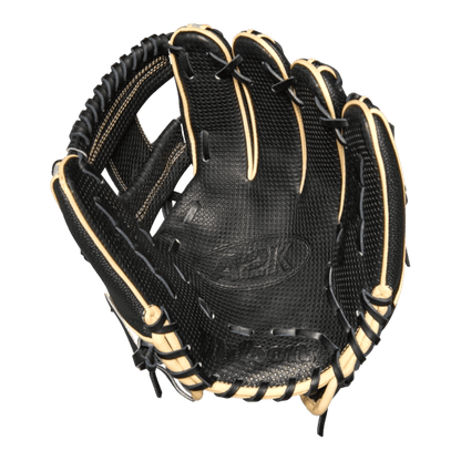 Wilson A2K 11.5” I-Web WBW101374115 Black Gray Infield Glove - CustomBallgloves.com