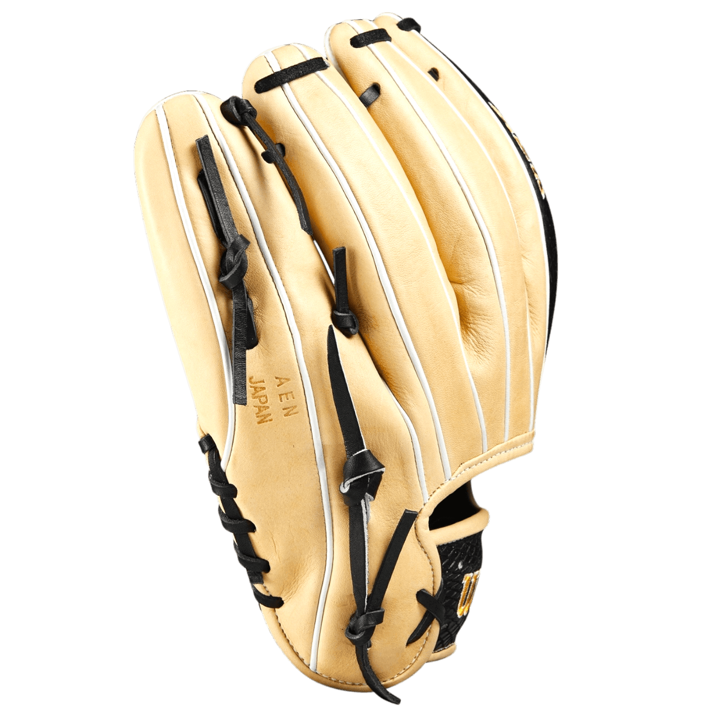 Wilson A2K 11.5” WBW101373115 I-Web Blonde Black Infield Glove - CustomBallgloves.com