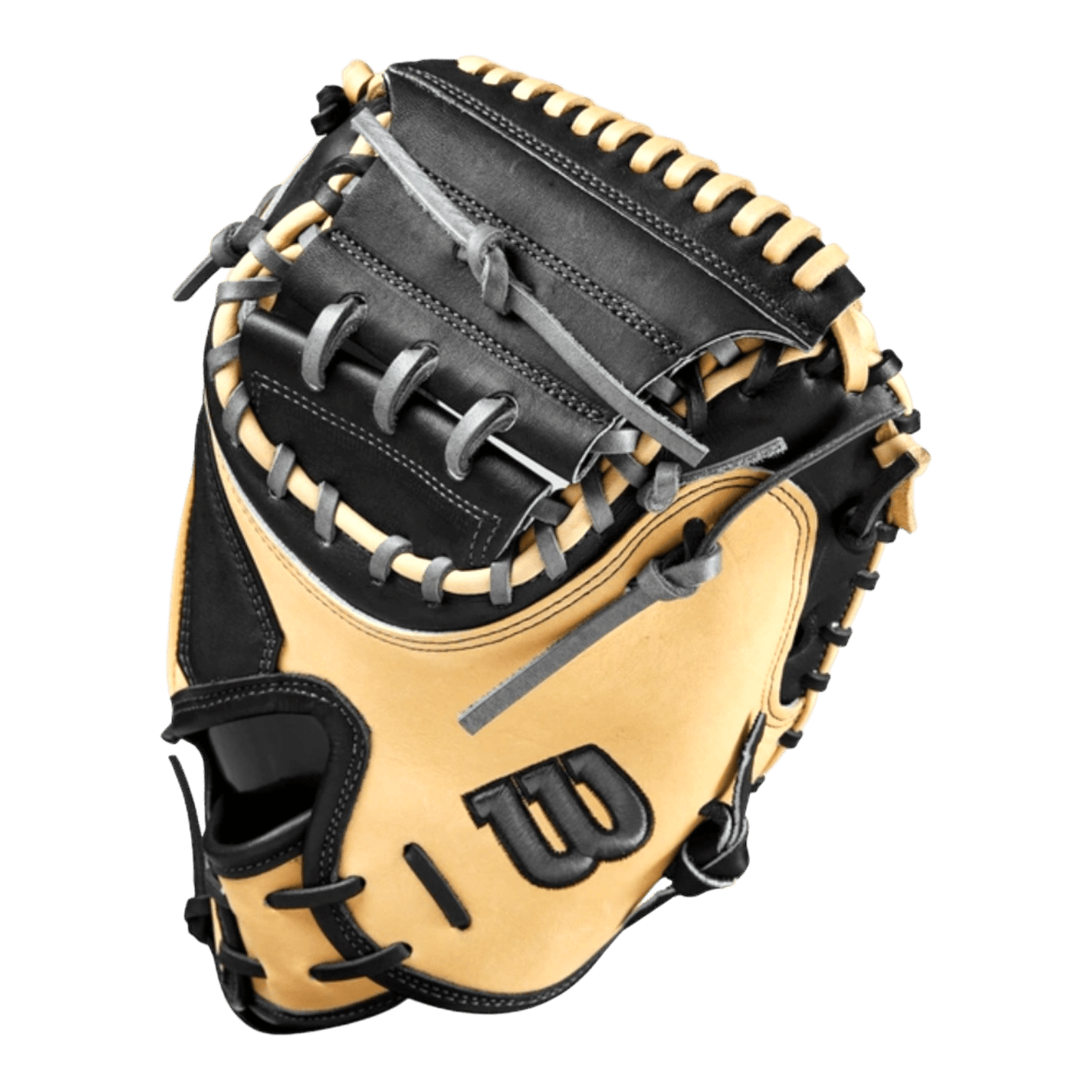 Wilson A2K 33.5” WBW101383335 Blonde Black Catchers Mitt - CustomBallgloves.com