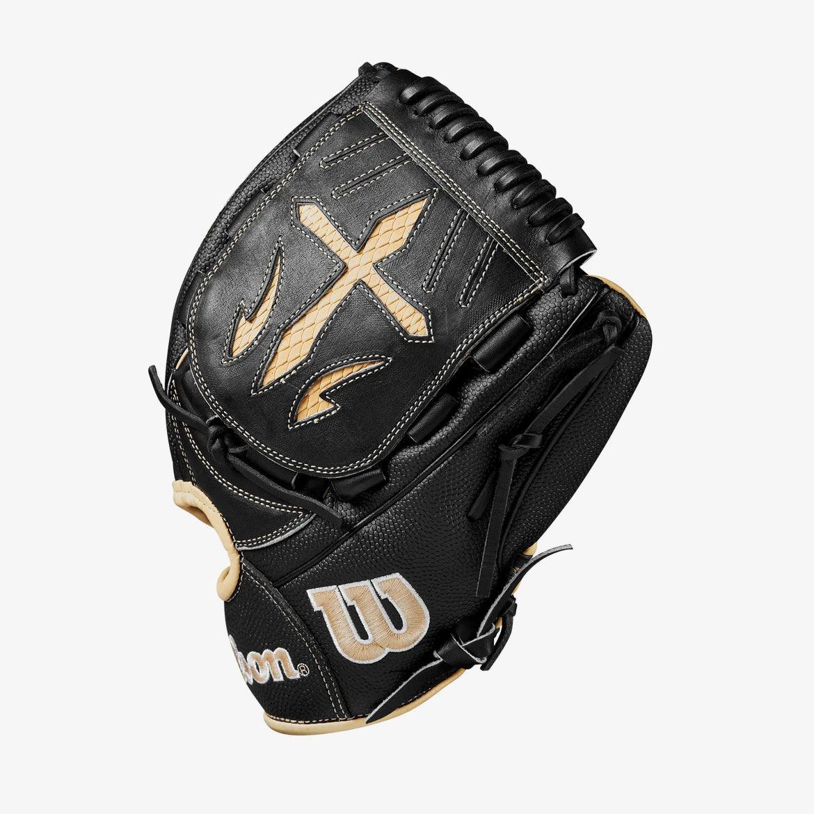 Wilson B23SS A2000 12” Pitcher Black Blonde Glove - CustomBallgloves.com