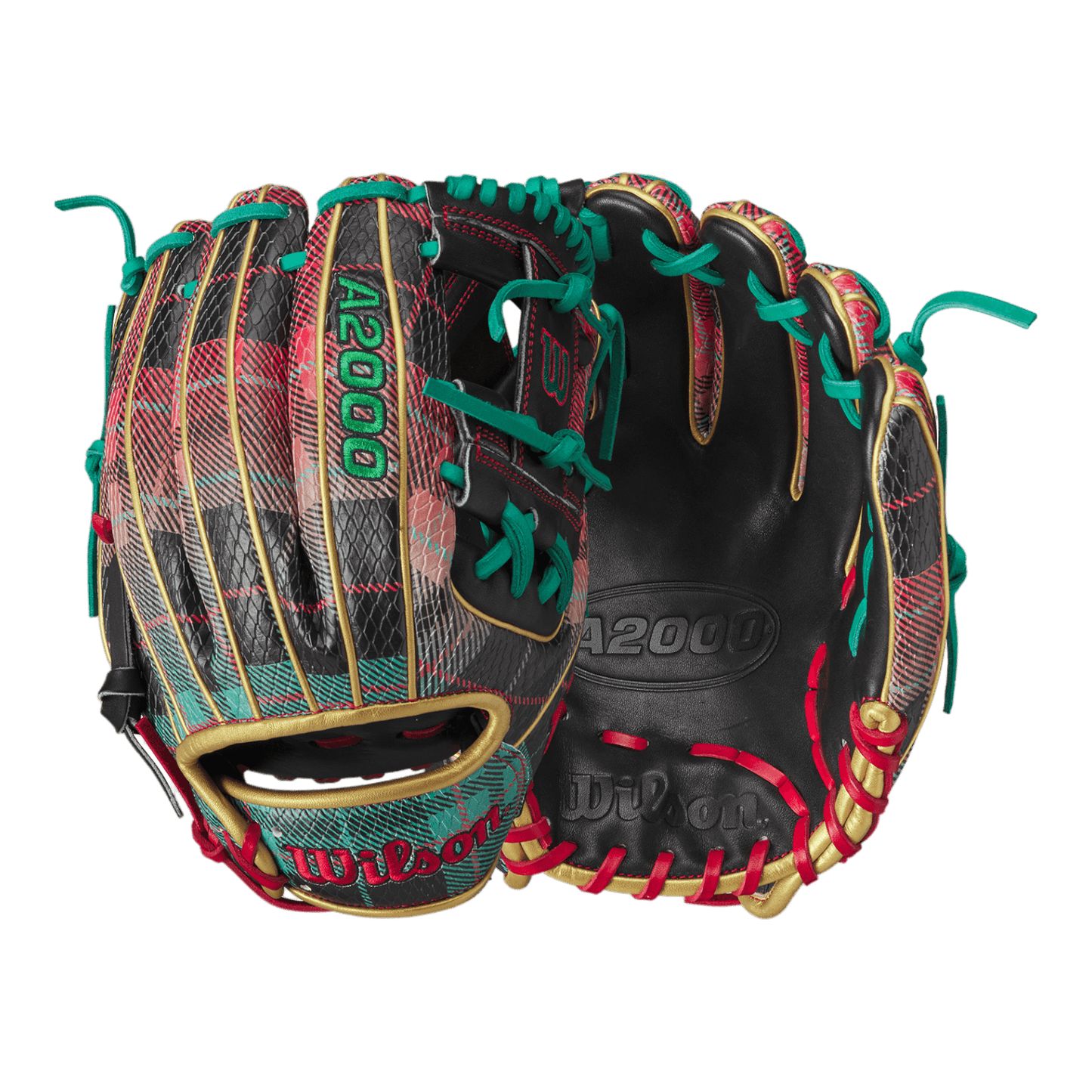 Wilson Limited Edition Christmas A2000 11.5” Baseball Glove - CustomBallgloves.com